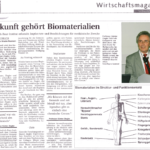 Wirtschaftsmagazin - Zukunft gehört Biomaterialien - Professor Dr. Günter Ziegler